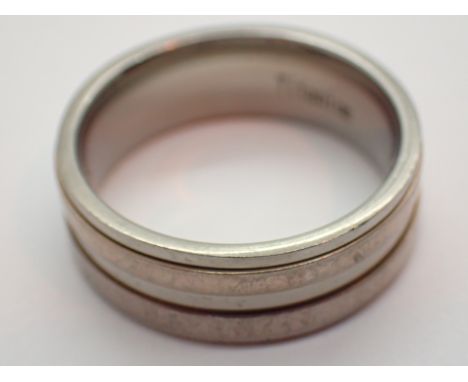 Gents titanium ring size U
