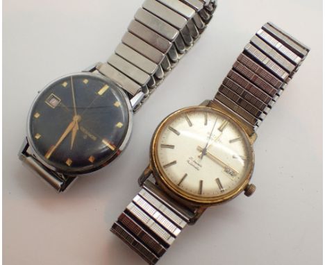 Two mechanical wristwatches Services and Rotary 