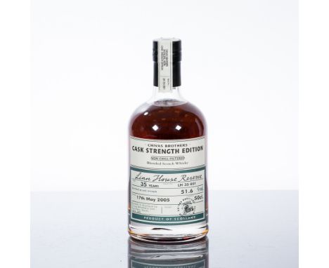 LINN HOUSE RESERVE 35 YEAR OLD
Blended Scotch Whisky, by Chivas Brothers, 50cl, 51.6% volume. 