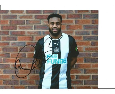 Football Danny Rose signed 10x8 colour photo pictured after signing for Newcastle United. Daniel Lee Rose (born 2 July 1990) 