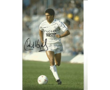 Football Chris Hughton signed 12x8 signed colour photo pictured in action for Tottenham Hotspur. Robert David Keane (born 8 J