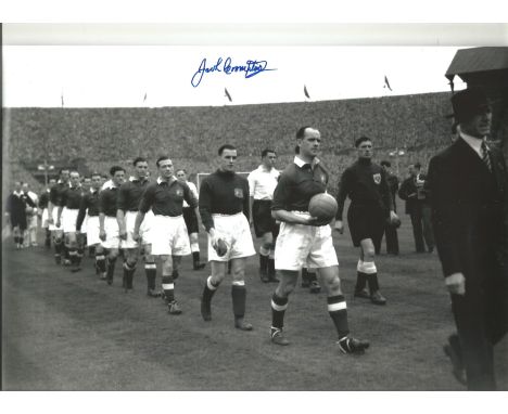 Football Jack Crompton 12x8 signed black and white photo. John "Jack" Crompton (18 December 1921 - 4 July 2013) was an Englis