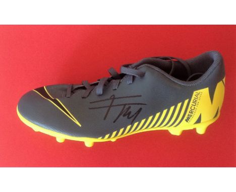 Football Luka Modri? signed Nike Football boot. Luka Modri? ( born 9 September 1985) is a Croatian professional footballer wh