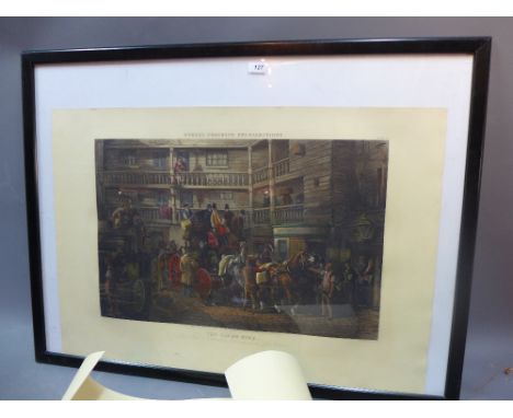 After Charles Cooper Henderson, an unframed coaching lithograph engraved by J. Harris 'Fore's coaching recollections - The Ol
