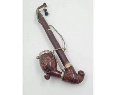 A Vintage Italian Alps Smokers Pipe. 17cm 