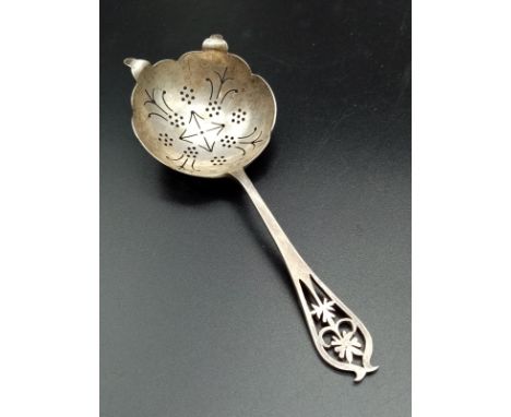 A Vintage 1931 Sterling Silver Ladle. 14cm. 43.92g. 