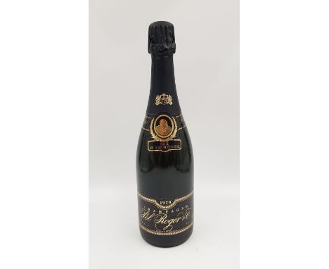 Boxed bottle of vintage POL ROGER CUVEE SIR WINSTON CHURCHILL CHAMPAGNE.  With provenance to show where it was bought. 