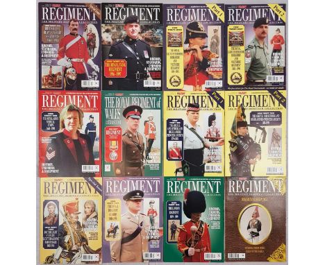 12 vintage regimental magazines 'Military Modelling' all 1997 and 1998 all excellent condition 