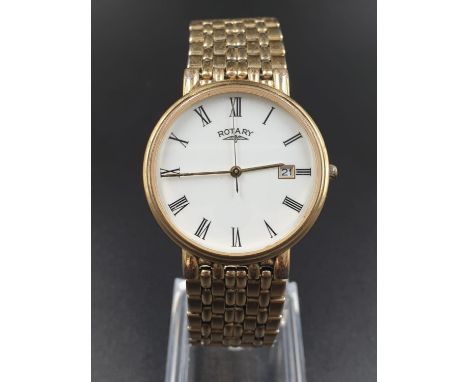 ROTARY GOLD PLATING WATCH (AF) 