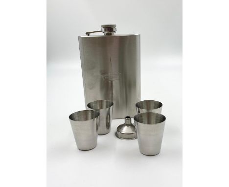 Royal Marine Commando Hip Flask Set. 