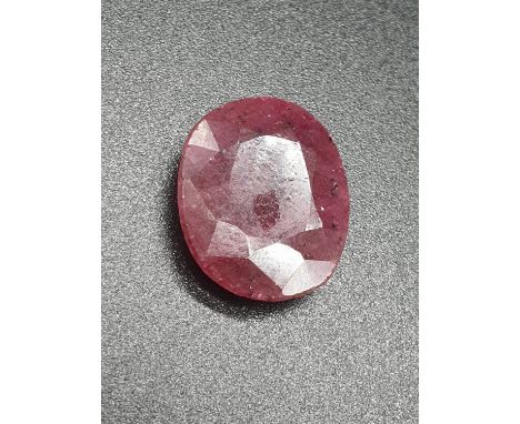 14.950 Cts Natural Ruby. Oval Shape. GLI Certified 
