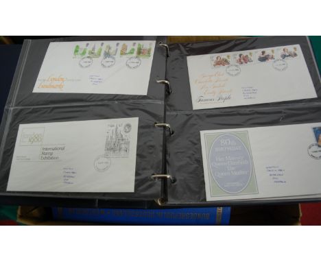 An album of Republic of Germany stamps together with one other album of mainly Commonwealth example stamps and one album of 1