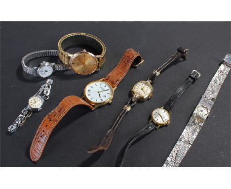 Mixed wristwatches, to include Buren, Rotary, Timex, etc, (qty)