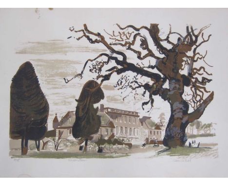 A folio of unsigned Prints. Lithographs and etchings, principally post 1950, including examples by or after Arthur Byrne, Edw
