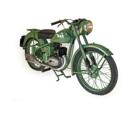 BSA Bantam D1 (Unregistered)Registration number: N/ADate of first registration: circa 1953Frame number: BD2S1D814Engine numbe