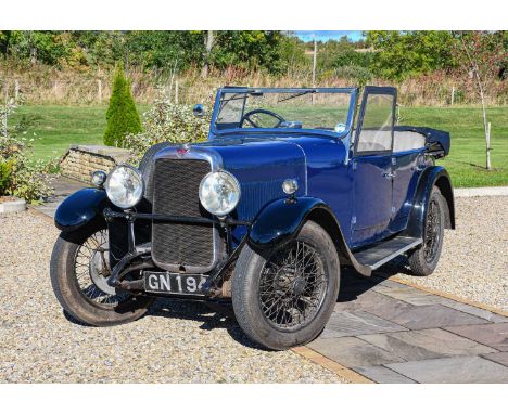 1931 Alvis TourerRegistration number: GN 1944Date of first registration: 01/01/1931VIN number: 8677Engine number: 9111MOT exp