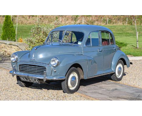 1955 Morris Minor SaloonRegistration number: NAJ 954Date of first registration: 24/11/1955VIN number: FAJ11/384572Engine numb