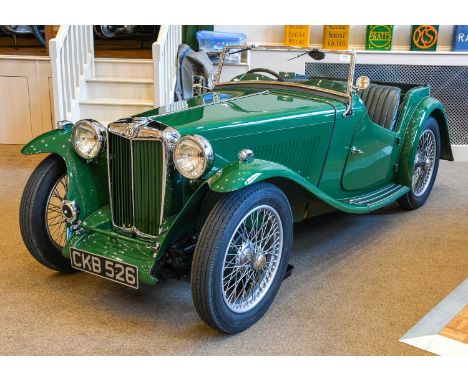 1936 MG TARegistration number: CKB 526Date of first registration: 30/09/1936VIN number: JA0472Engine number: MPG2335MOT: N/AO