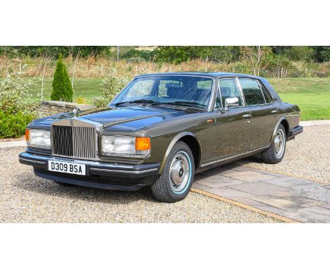 1986 Rolls RoyceRegistration number: D309 BSADate of first registration: 08/08/1986VIN number: SCAZN0009GCH16309Engine number