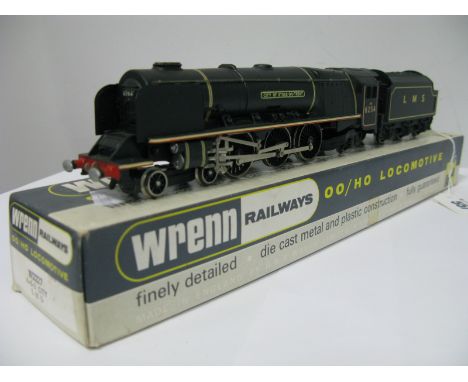 Wrenn "OO" Gauge/4mm Ref W2227 4-6-2 Steam Locomotive and Six Wheel Tender, Duchess Class 8P, L.M.S Black "City of Stoke On T