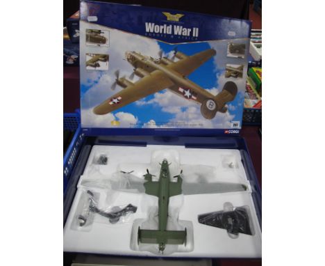 A Corgi 'The Aviation Archive' 1:72nd Scale diecast Model Military Aircraft, #AA34002 Consolidated B-24 D Liberator Ball of F