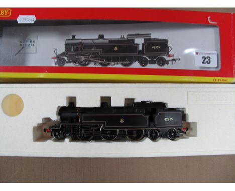 Hornby (China) "OO" Gauge/4mm  Ref  R2223 Boxed Class 4P 2-6-4 Tank Steam Locomotive, BR Black, R/No 42355, very good, box ve