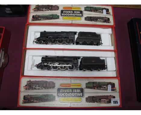 Two Hornby "OO" Gauge/4mm Ref R859 Class 5MT 4-6-0 Steam Locomotives and Six Wheel Tenders, BR Black R/No's 45192, boxed, con