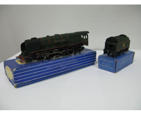 Hornby Dublo 3 Rail Ref EDL12 Duchess Class 4-6-2 Steam Locomotive and Six Wheel Tender, BR Green "Duchess of Montrose", R/No