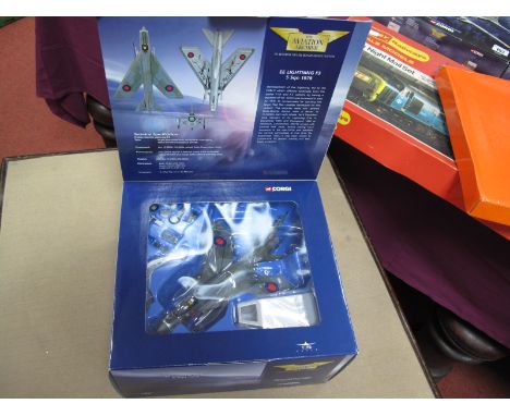 A Corgi 'The Aviation Archive' 1:72nd Scale Diecast Model Military Aircraft, #49403 EE Lightning F3 5 Sqn, 1978, certified, b