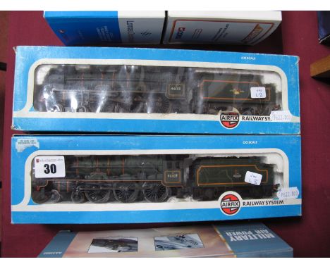 Two Airfix "OO" Gauge/4mm Boxed 4-6-0 Steam Locomotives and Six Wheel Tenders, BR Green "Royal Scot" Class, R/No's 46101 and 