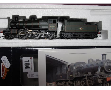 Bachmann "OO" Gauge/4mm Ref 32-828 Ivatt Class 2 2-6-0 Steam Locomotive and Six Wheel Tender, BR lined green, R/No 46520, DCC
