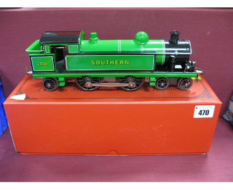 ACE Trains 0 Gauge/7mm 3 Rail/20V 4-4-4 Tank Steam Locomotive, Southern green. R/NO 2001. Very good plus condition in very go