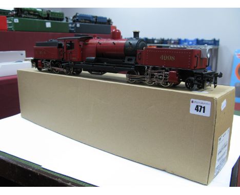 An ETS (Praha) 0 Gauge/7mm Ref 185T Buco, Beyed Garratt 2-6-0-0-6-2 Steam Locomotive, L.M.S maroon, R/NO 4998. Very good plus