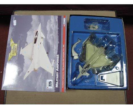 Corgi 'The Aviation Archive' 1:72nd Scale Diecast Model, #AA36401 Eurofighter Typhoon F.2, 17 (R) Squadron, RAF Coningsby, Li