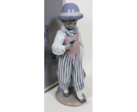 A Lladro figure Jazz Clarinet with box. Condition - no damage/repair, little wear.