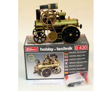 A Wilesco D430 live steam engine. Condition - boxed and unused.