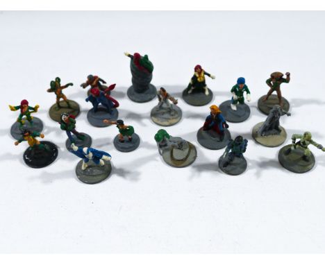 This is a lot of SUPERHERO metal miniatures for use with MARVEL etc role playing game campaign settings.