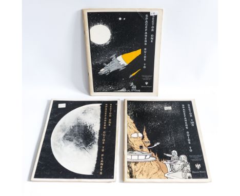 This is a lot of SPACEFARERS GUIDES published by PHOENIX GAMES in the 1970's. For use with TRAVELLER and other science fictio
