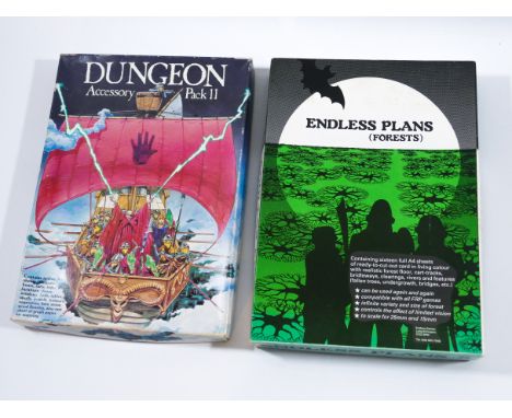 This is the&nbsp;DUNGEON ACCESSORY PACK II and&nbsp;ENDLESS PLANS FOREST role playing accessory sets. They are mostly unused.