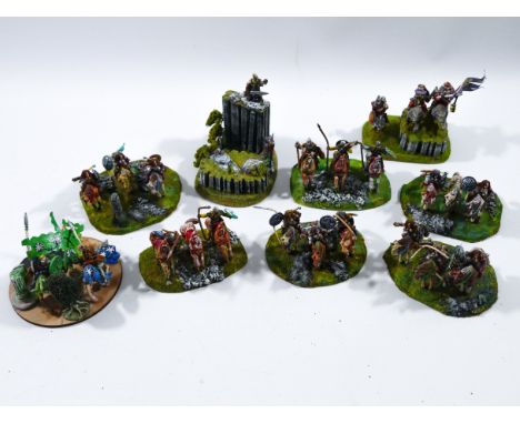 This is a lot of MOUNTED EMPIRE miniatures made by GAMES WORKSHOP, RAL PARTHA, GRENADIER etc for use with WARHAMMER, DUNGEONS