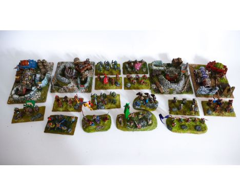 This is a DWARF army made by GAMES WORKSHOP, RAL PARTHA, GRENADIER etc for use with WARHAMMER, DUNGEONS &amp; DRAGONS,&nbsp;L