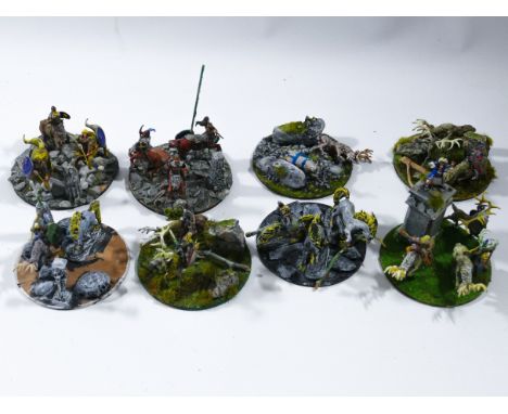 This is a lot of ELF &amp; CENTAUR miniatures made by GAMES WORKSHOP, WIZARDS OF THE COAST, RAL PARTHA etc for use with WARHA