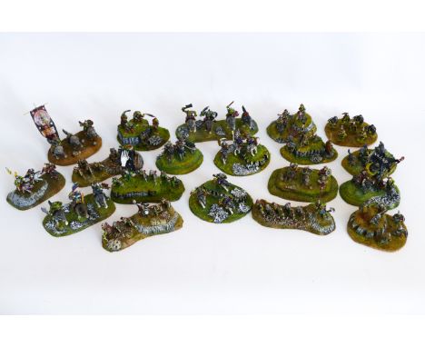 This is an ORC &amp; GOBLIN warband made by GAMES WORKSHOP, RAL PARTHA, GRENADIER etc for use with WARHAMMER, DUNGEONS &amp; 