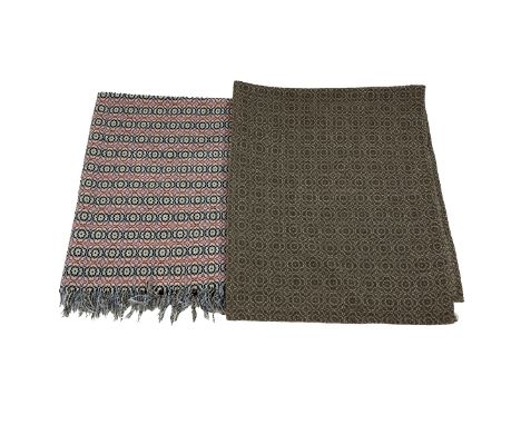 Welsh tapestry blanket 130cm x 160cm and a MELIN TREGWYNT throw 145cm x 176cm.
