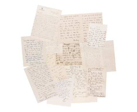 LEDOUX, Louis V. (1880-1948). An archive of letters written in the 1900s-1930s to Louis V. Ledoux.Approximately 575 autograph