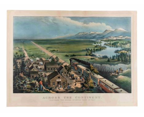 CURRIER and IVES, publishers -- After Frances F. PalmerAcross the Continent. "Westward the Course of Empire Takes Its Way", 1