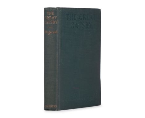 FITZGERALD, F. Scott (1896-1940). The Great Gatsby. New York: Charles Scribner's Sons, 1925.8vo. Original publisher's green c