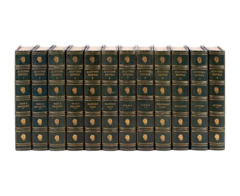 [BINDINGS]. AUSTEN, Jane (1775-1817). Novels. Edinburgh: John Grant, 1911-1912.12 volumes, 8vo. Engraved portrait frontispiec