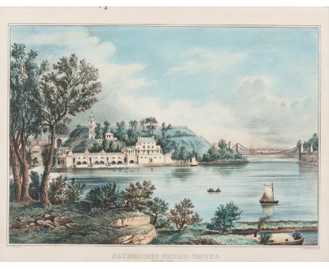 CURRIER and IVES, publishers -- After Frances F. PalmerFairmount Water Works. Philadelphia, n.d. (G. 1964). Medium-format lit