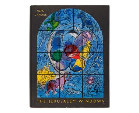 CHAGALL, Marc (1887-1985). The Jerusalem Windows. New York: George Braziller, 1962.4to. 2 original color lithographs by Chaga